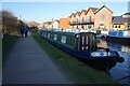 Canal boat Delphinus, Trent & Mersey Canal in ST15 0HW