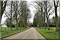 Lexham Hall: Driveway to the house in PE32 2QL