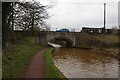 Trent & Mersey canal at bridge #135 in Church Lawton