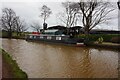 Canal boat Mellow, Trent & Mersey canal in Church Lawton