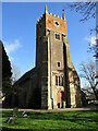 West tower, St. Swithin's church, Kirklington in NG22 8NF