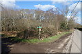 Footpath into the woods, Inkpen in RG17 9PZ