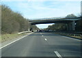 A40 passing under Curbridge Road overbridge in OX29 7PB
