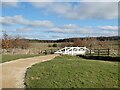 Bridge on the Lakeside Walk at Kirkharle in NE19 2PE