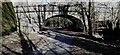 Natland Mill Beck Road bridge over former canal footpath in LA9 5RL