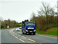 Truck on the Y Felinheli Bypass (A487) in LL56 4UQ