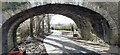 Former Lancaster Canal footpath under arch of Natland Mill Bridge in LA9 5JT