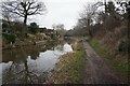 Macclesfield Canal towards bridge #34 in SK10 2PH
