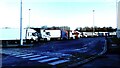 Lorry Park at Birch Services, M62 Eastbound in OL10 2SX