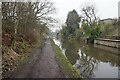 Macclesfield Canal towards bridge #12 in SK6 8AN
