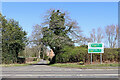 Road junction near Stanmore, Shropshire in WV15 5HR