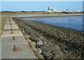 Sea defences, Stevenston Point in KA20 3PL