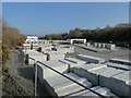 Concrete blocks in waiting in KY11 1HJ