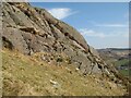 Ice-moulded outcrop in Capel Curig Community