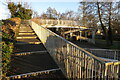 Pedestrian bridge over Wellingborough Road in NN3 5EJ