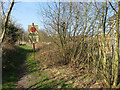Footpath and disused railway line in Pontyberem in SA15 5BX