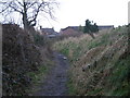 Path from the playing fields. in TF4 3JE