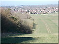 Luton view from the slopes of Stopsley Common in LU2 7FQ