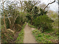 Path parallel with bridleway 371, Horley in RH6 9BA