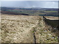 The Pennine Way near Old Bess Hill in BD22 0JL