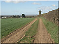 Bridleway towards Kenfig from Heol-y-Broom in CF33 4PH