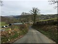 Minor road near Llandderfel in LL23 7HQ