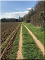 Footpath near Martlesham in IP12 4RY