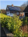Rooftop solar panels, Capel Ed Lane, Penperlleni in NP4 0BD
