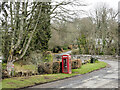 Telephone box at Bridgend of Lintrathen in DD8 5JH