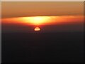 Sunset from 1500 feet over Gayton le Marsh: aerial 2022 in Gayton Le Marsh