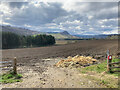 Ploughed field in Strath Peffer in IV15 9EB