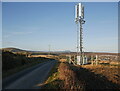 Mobile phone mast, by the B9139 in AB45 2QT