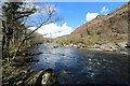 The Afon Glaslyn above the gorge in LL55 4YG