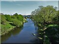 River Don seen from St Mary's Bridge, Doncaster in DN5 8AG