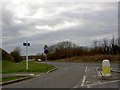 Junction onto Ashby Road near the airport in DE7 2TL