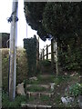 Footpath leading from Stanshall's Lane in BS40 8DY