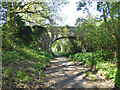 Bridge over former railway north of Felsted in CM6 3DF