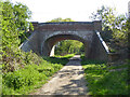 Bridge over former railway north of Felsted in CM6 3YL