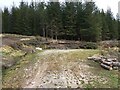 End of forestry track above Glen Garry in PH35 4HR