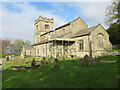 The church of St Peter and part of its burial ground at Rylstone in BD23 6LH