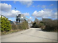 Entrance to concrete works, Coleshill Industrial Estate in B46 1DT