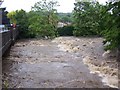 June 2007 - River Don Weir at Oughtibridge during the flood. in S35 0XW