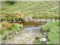 Ford crossing the River Alport in Hope Woodlands
