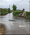 Crossroads in Sellack, Herefordshire in HR9 6RE