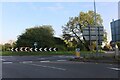 Roundabout on Loughborough Road, Compton Acres in NG11 6LL