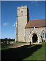St Mary's church - porch and tower in NR28 0NJ