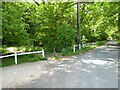 The north east entrance to West Green Common in RG27 8LP