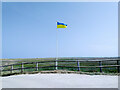 Ukrainian Flag at Talacre in Talacre