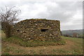 World War Two pillbox on Langley Hill, Gloucestershire in GL54 5AB