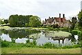 Elsing Hall and Gardens: The moat in NR20 3DU